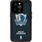 NBA Dallas Mavericks Black Primary Logo iPhone 15 Pro Waterproof Case